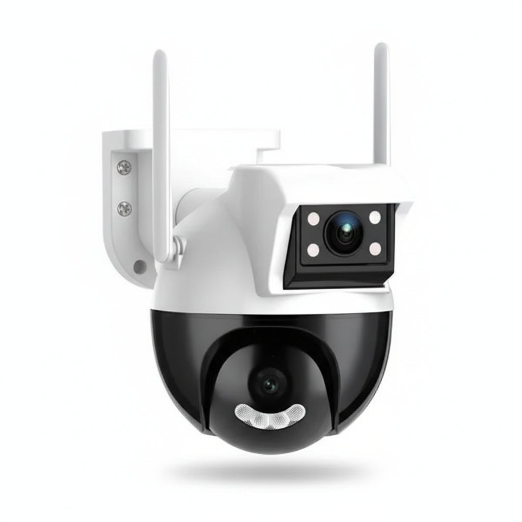 Cámara de Vigilancia IP Exteriores 4MP con WiFi y Visión Nocturna - Cámara de Seguridad Impermeable Pro 2026 - Conecta Chava Shop