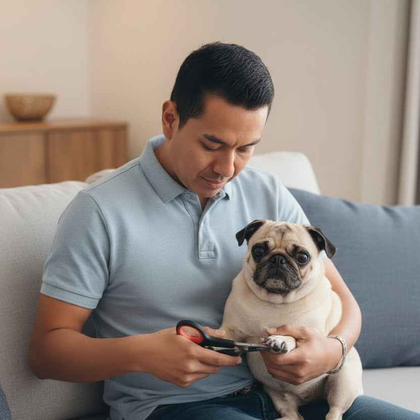 Cortaúñas para Mascotas de Acero Inoxidable Profesional - Tijeras de Corte Preciso con Protector de Seguridad y Lima, Calidad Pro 2026 - Conecta Chava Shop
