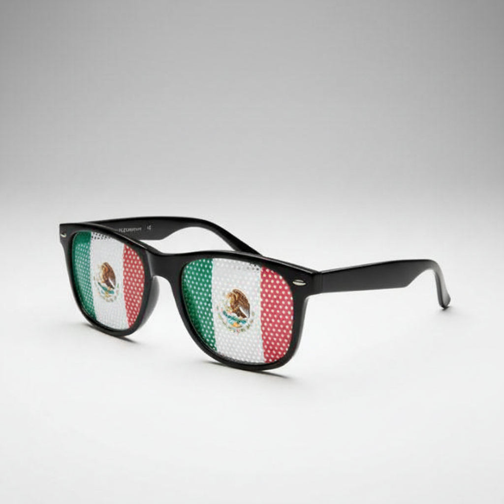 Lentes de Sol Bandera de México con Protección UV - Diseño Patriótico y Estilo Único Pro 2026 - Conecta Chava Shop