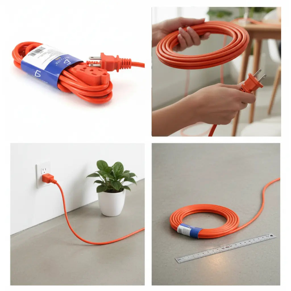 Extensión Eléctrica de 3 Metros para Uso Interior - Cable de Alimentación Reforzado para Smart TV y Home Office Pro 2026 - Conecta Chava Shop
