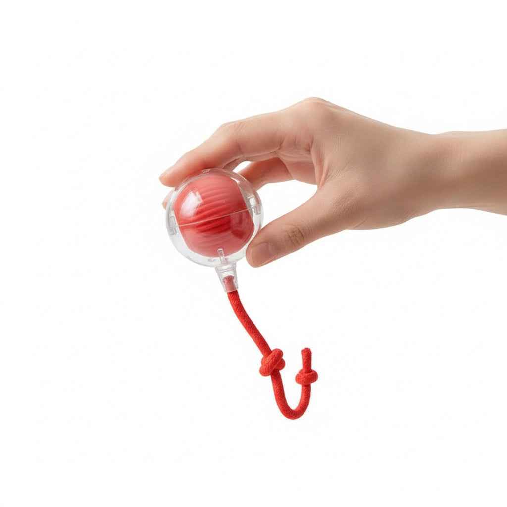 Pelota Interactiva para Mascotas Automática y Recargable USB - Juguete Inteligente con Movimiento Aleatorio y Luces LED Pro 2026 - Conecta Chava Shop