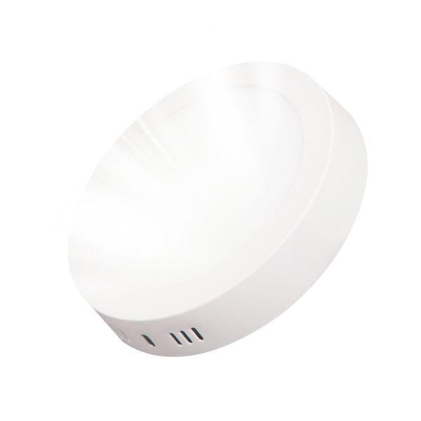 Lámpara de Techo LED Circular 24W - Luz Fría Potente, Revestimiento de Aluminio Premium, Diseño Minimalista para Sala y Oficina - Conecta Chava Shop