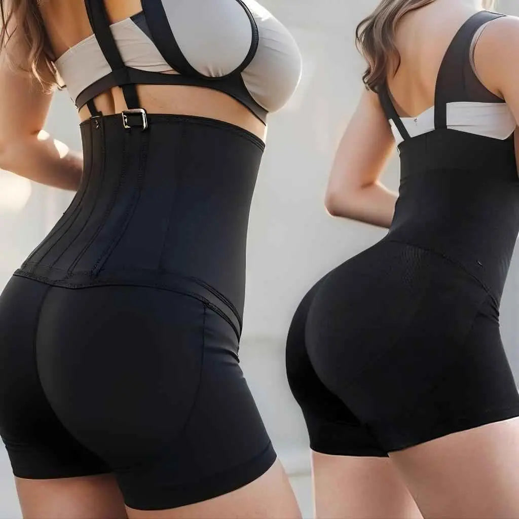 Short Moldeador de Cintura Alta con Efecto Realce - Faja Invisible de Suave Compresión, Diseño Sin Costuras para Vestidos y Jeans - Conecta Chava Shop