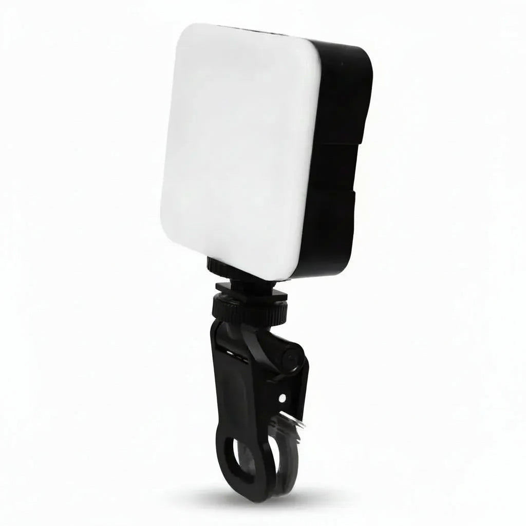 Luz LED RGB Profesional para Video y Fotografía - Iluminación Ajustable de Colores para TikTok y YouTube, Mini Panel Portátil Recargable - Conecta Chava Shop