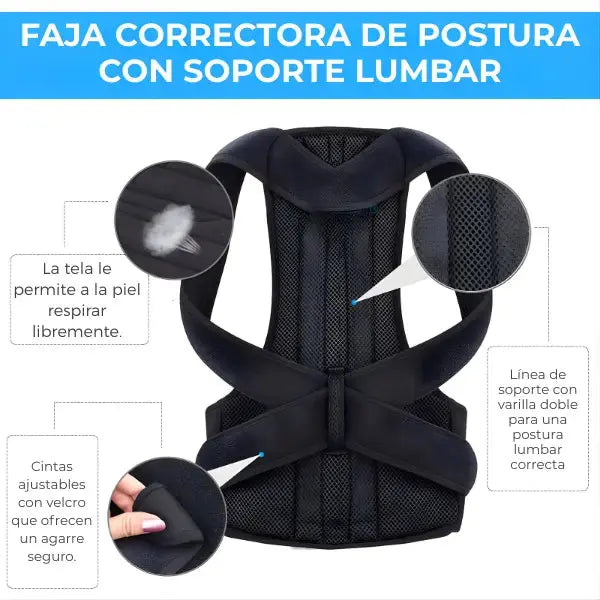 Soporte Lumbar Ajustable de Alta Compresión - Cinturón de Estabilización Unisex Pro 2026 - Conecta Chava Shop