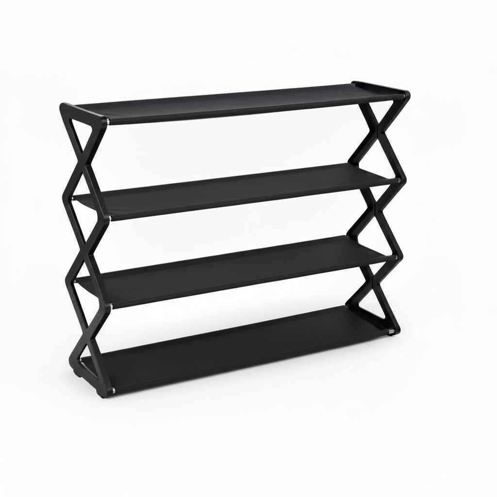 Zapatera Organizador de 4 Niveles para 8 Pares - Estante de Zapatos Ajustable y Ahorrador de Espacio Pro 2026 - Conecta Chava Shop