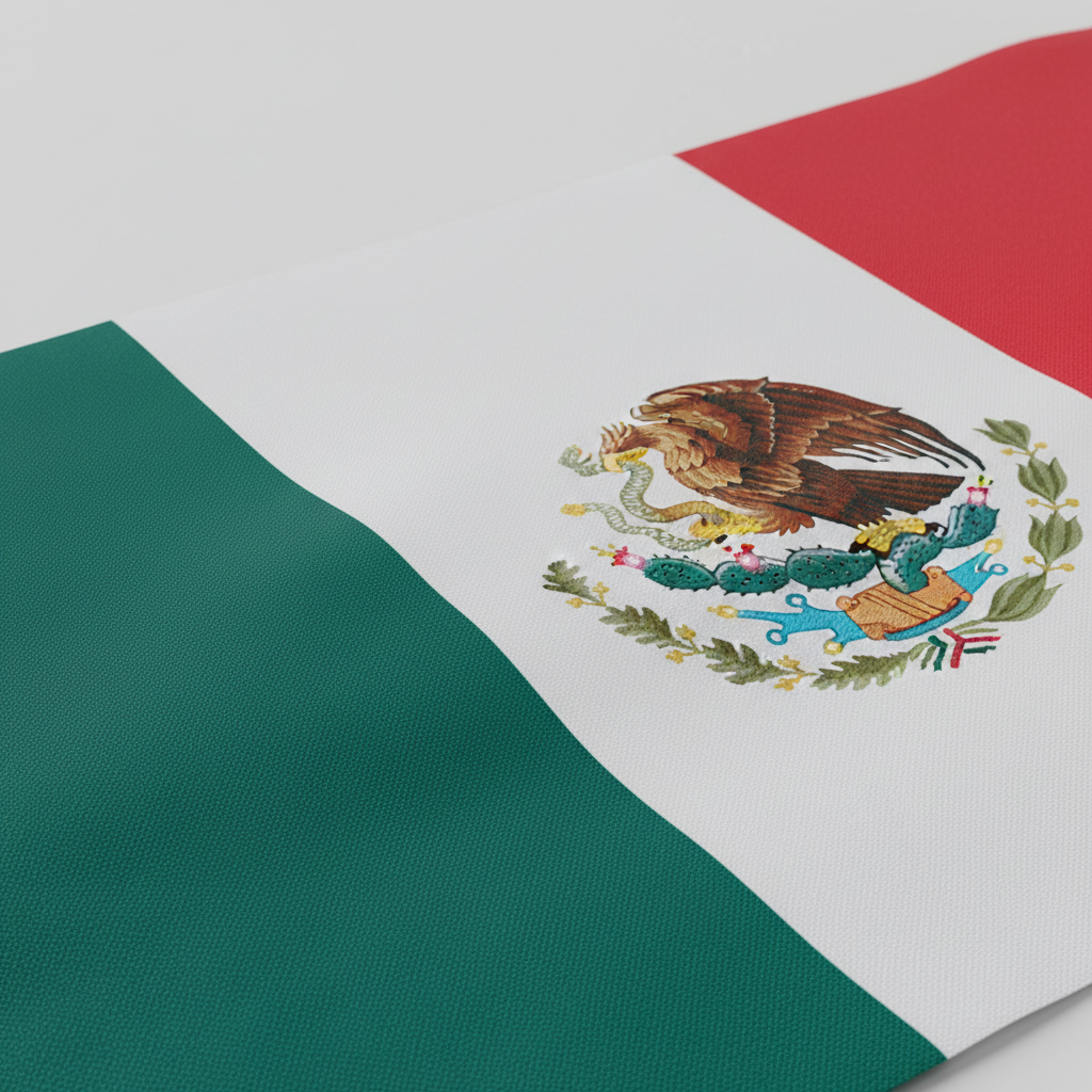 Bandera de México para Auto con Mástil y Soporte para Ventana - Pack de 2 Banderas Pro 2026 - Conecta Chava Shop