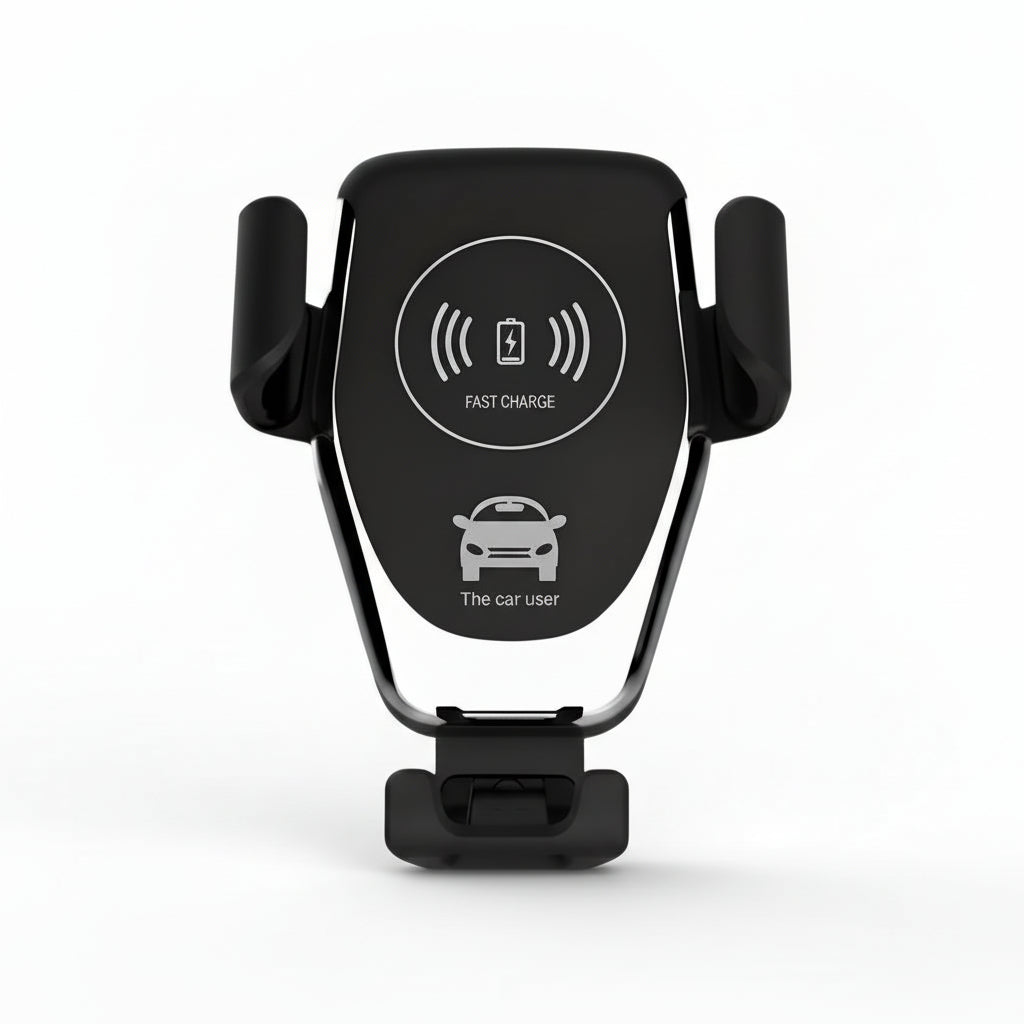 Cargador Inalámbrico para Auto con Sensor de Apertura Automática - Soporte de Carga Rápida Qi Pro 2026 - Conecta Chava Shop