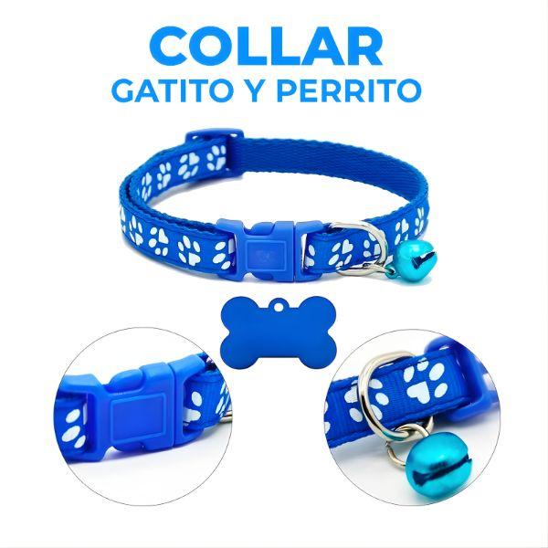 Collar Reflejante de Seguridad para Gatos y Perros con Hebilla Anti Ahorcamiento 2 Collares - Conecta Chava Shop