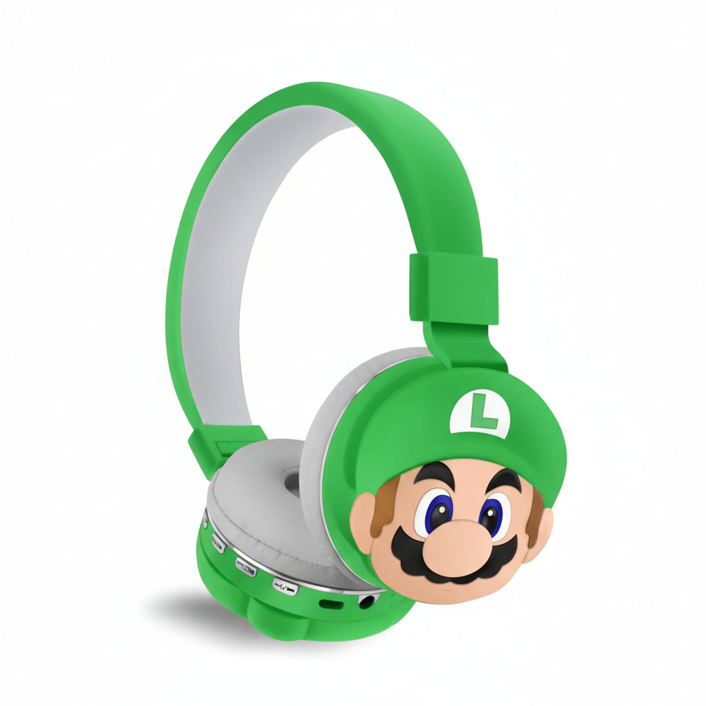Audífonos Inalámbricos Kawaii Elfo - Plegables con Diseño de Personaje Elfo Animado - Conecta Chava Shop
