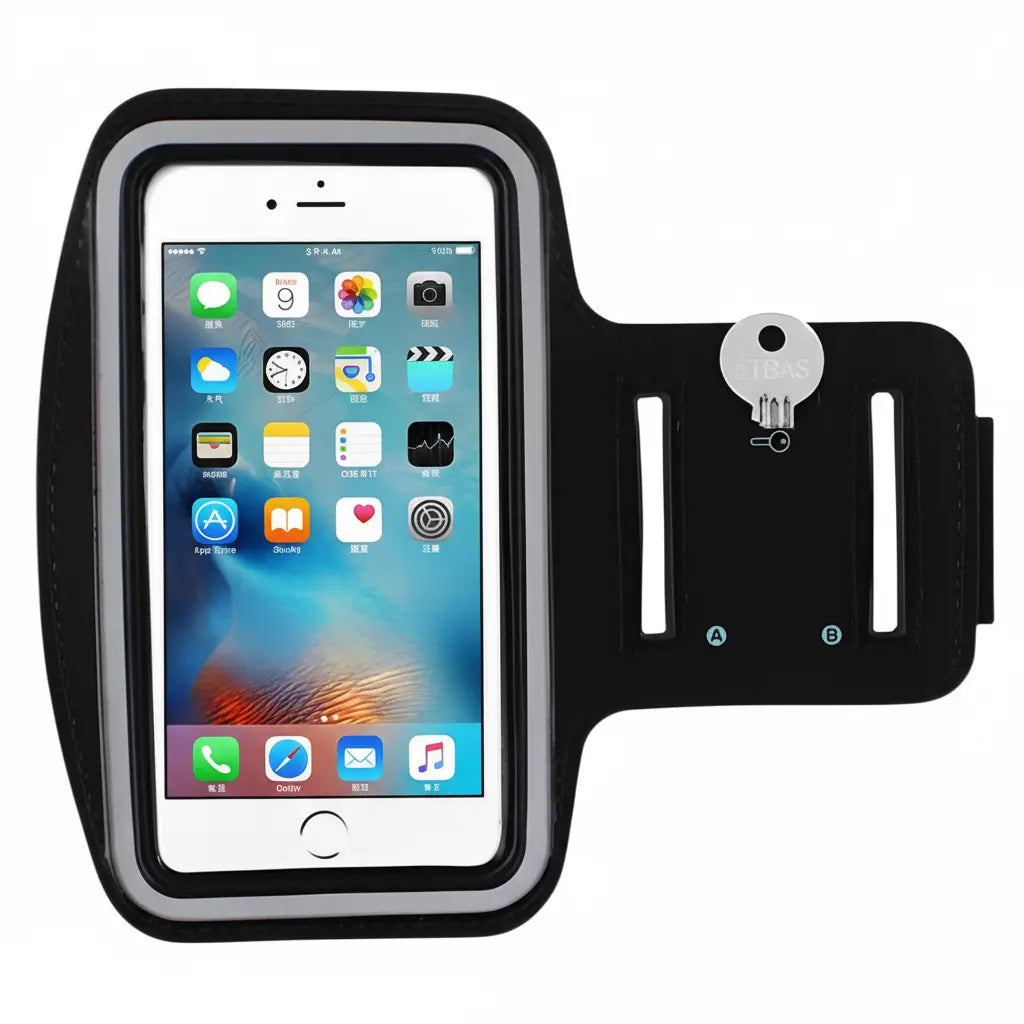 Funda Deportiva para Celular con Línea Reflectante - Brazalete Ajustable Impermeable para Correr y Gym Pro 2026 - Conecta Chava Shop