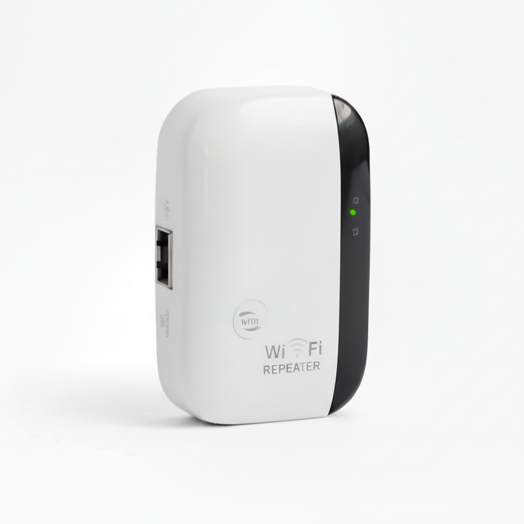 Repetidor WiFi de Largo Alcance 300Mbps - Amplificador de Señal con Puerto Ethernet y Extensor de Red Pro 2026 - Conecta Chava Shop