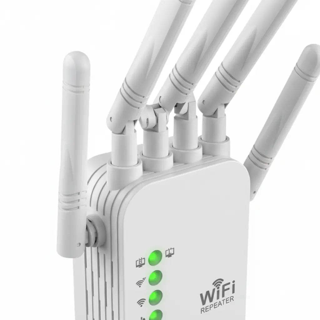 Repetidor WiFi Doble Banda 1200 Mbps de Largo Alcance - Amplificador de Señal 5G/2.4G para Casas Grandes Pro 2026 - Conecta Chava Shop