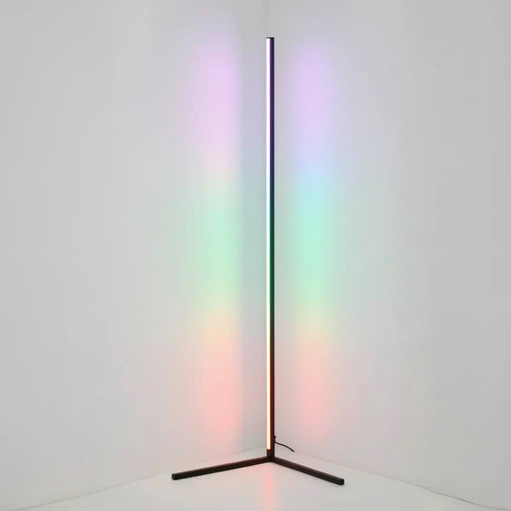 Lámpara de Esquina RGB Gamer de 156 cm - Iluminación Ambiental de Pared con Control de Brillo Pro 2026 - Conecta Chava Shop
