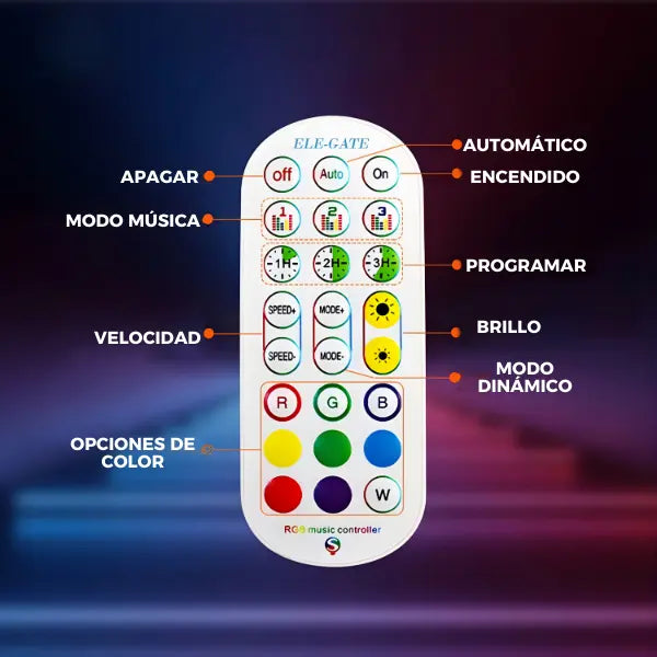 Lámpara de Esquina RGB Gamer de 156 cm - Iluminación Ambiental de Pared con Control de Brillo Pro 2026 - Conecta Chava Shop