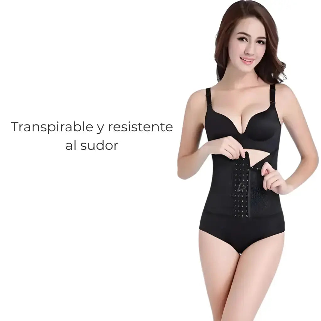 Faja Moldeadora de 6 Hileras Pro - Soporte Lumbar de Alta Compresión, Diseño Ultra Discreto para Uso Diario, Estilizadora Premium - Conecta Chava Shop