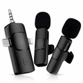 Micrófono Lavalier Inalámbrico 2.4G con Reducción de Ruido Activa - Sistema 3 en 1 para Celular y Cámara Pro 2026 - Conecta Chava Shop