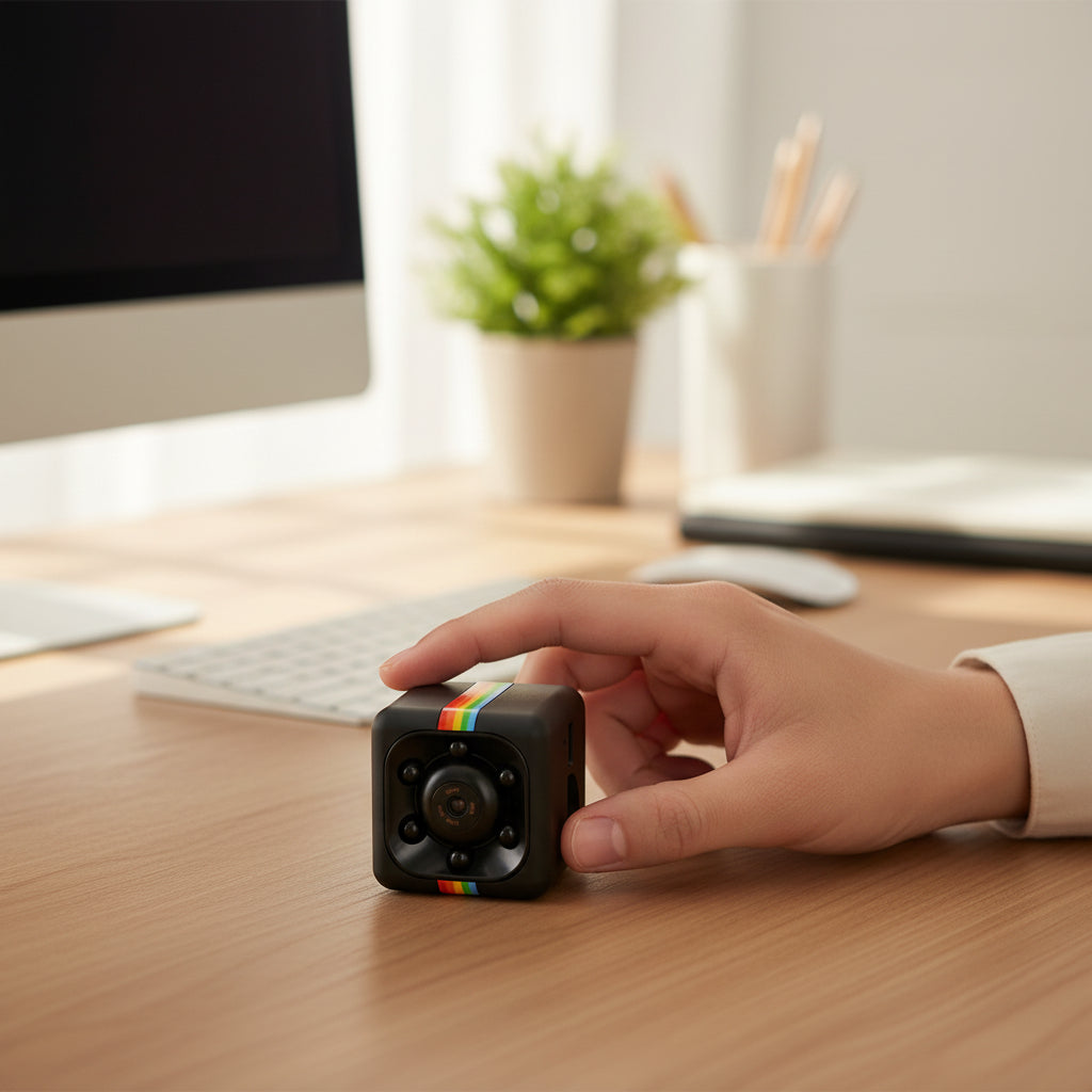 Mini Videocámara Full HD 1080p para Vlogs - Cámara Compacta Portátil, Grabación de Video y Fotos, Ideal para Viajes y Redes Sociales - Conecta Chava Shop