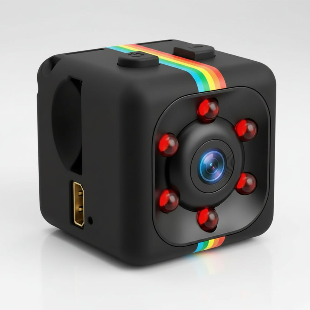 Mini Videocámara Full HD 1080p para Vlogs - Cámara Compacta Portátil, Grabación de Video y Fotos, Ideal para Viajes y Redes Sociales - Conecta Chava Shop