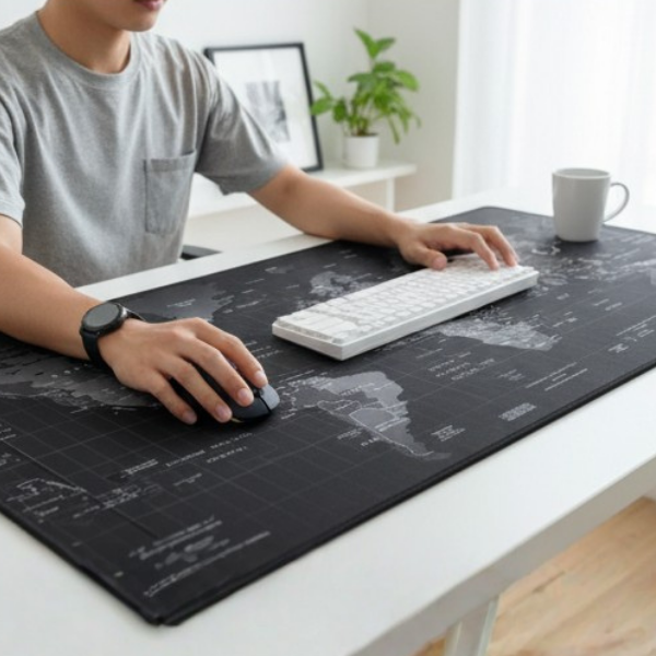 Mousepad Gamer XL Antideslizante 80x30 cm - Tapete Extendido para Mouse y Teclado Pro 2026 - Conecta Chava Shop