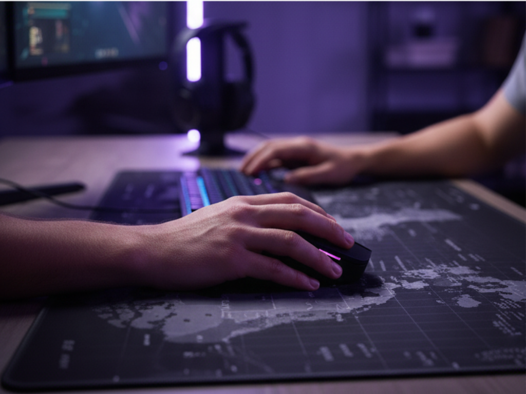 Mousepad Gamer XL Antideslizante 80x30 cm - Tapete Extendido para Mouse y Teclado Pro 2026 - Conecta Chava Shop