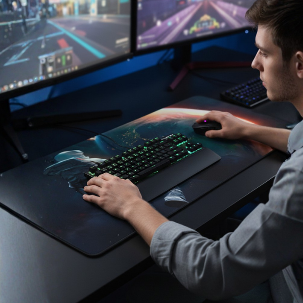 Mousepad Gamer XL Antideslizante 80x30 cm - Tapete Extendido para Mouse y Teclado Pro 2026 - Conecta Chava Shop