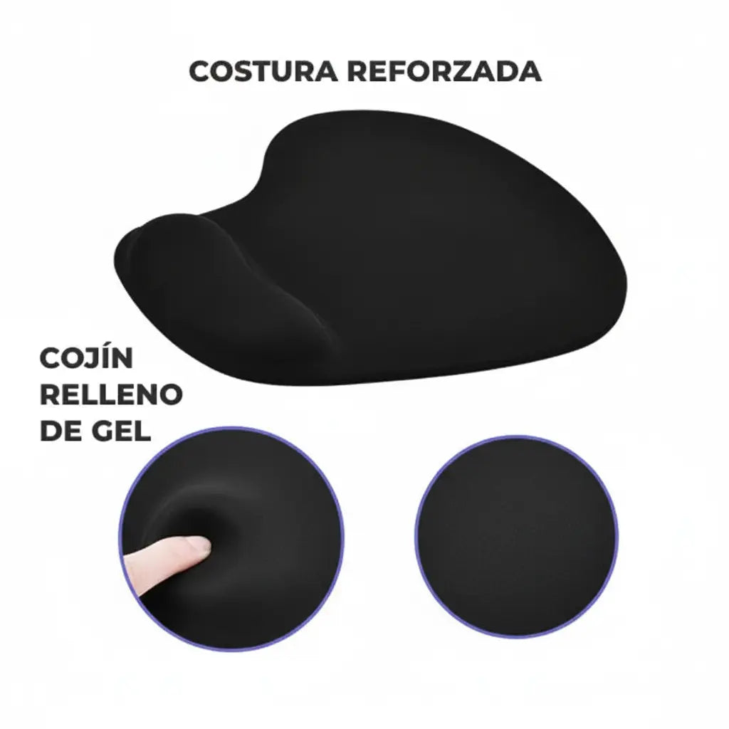 Mousepad Ergonómico con Soporte de Gel para Muñeca - Alfombrilla Antideslizante para Aliviar Tensión Pro 2026 - Conecta Chava Shop
