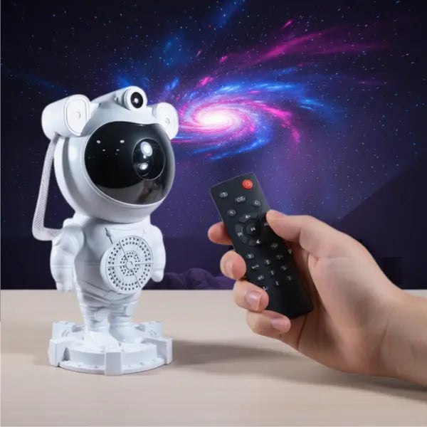 Proyector Estelar Galaxia Astronauta con Parlante Bluetooth - Luces Multicolor y Proyección 360°, Sonido Inmersivo para Recámara Pro 2026 - Conecta Chava Shop