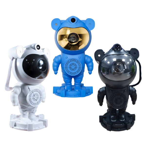 Proyector Estelar Galaxia Astronauta con Parlante Bluetooth - Luces Multicolor y Proyección 360°, Sonido Inmersivo para Recámara Pro 2026 - Conecta Chava Shop