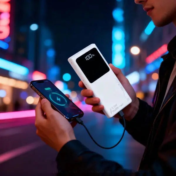 Power Bank 10000mAh con Carga Inalámbrica de Alta Velocidad - Batería Portátil Compacta para Smartphone, Tecnología de Carga Pro 2026 - Conecta Chava Shop