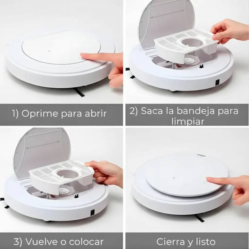 Robot Aspiradora Automática con Navegación Inteligente - Limpiador Robótico Recargable para Todo Tipo de Pisos Pro 2026 - Conecta Chava Shop