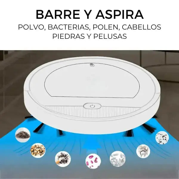 Robot Aspiradora Automática con Navegación Inteligente - Limpiador Robótico Recargable para Todo Tipo de Pisos Pro 2026 - Conecta Chava Shop