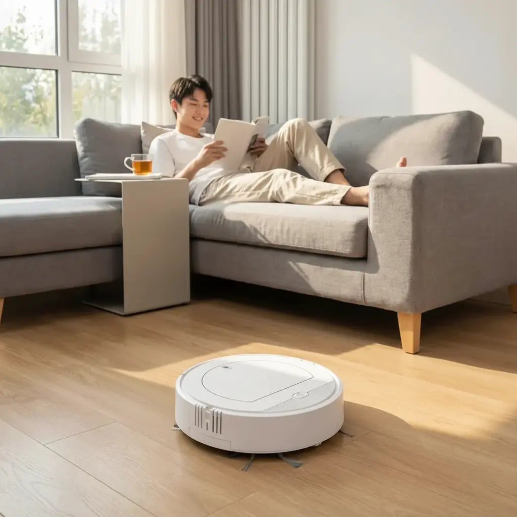Robot Aspiradora Automática con Navegación Inteligente - Limpiador Robótico Recargable para Todo Tipo de Pisos Pro 2026 - Conecta Chava Shop