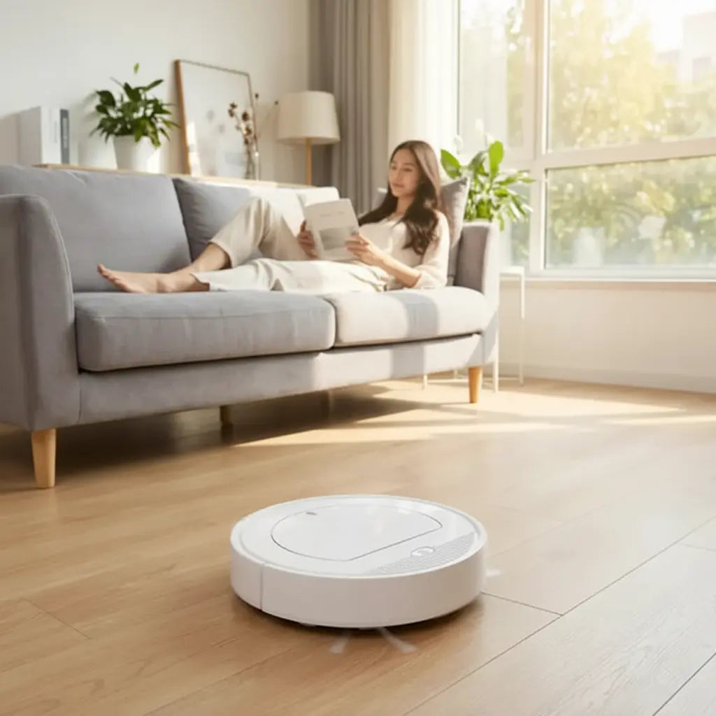 Robot Aspiradora Automática con Navegación Inteligente - Limpiador Robótico Recargable para Todo Tipo de Pisos Pro 2026 - Conecta Chava Shop