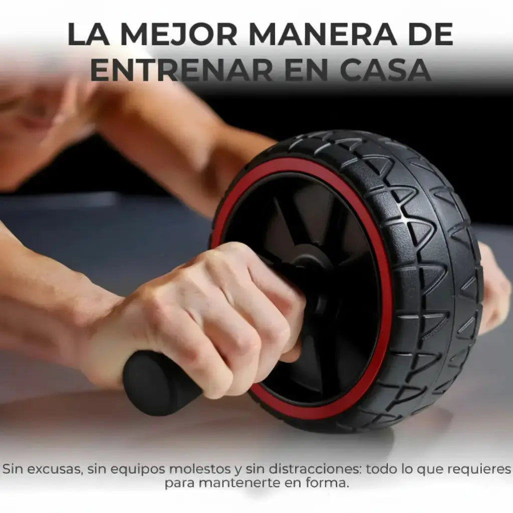 Rueda Abdominal Profesional de Alta Estabilidad - Rodillo para Core con Rodamientos Silenciosos Pro 2026 - Conecta Chava Shop