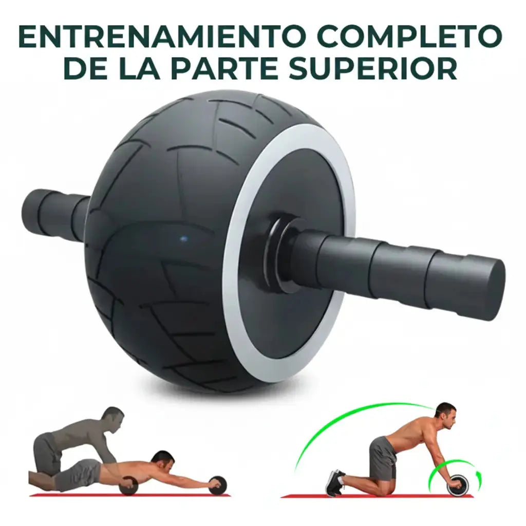 Rueda Abdominal Profesional de Alta Estabilidad - Rodillo para Core con Rodamientos Silenciosos Pro 2026 - Conecta Chava Shop