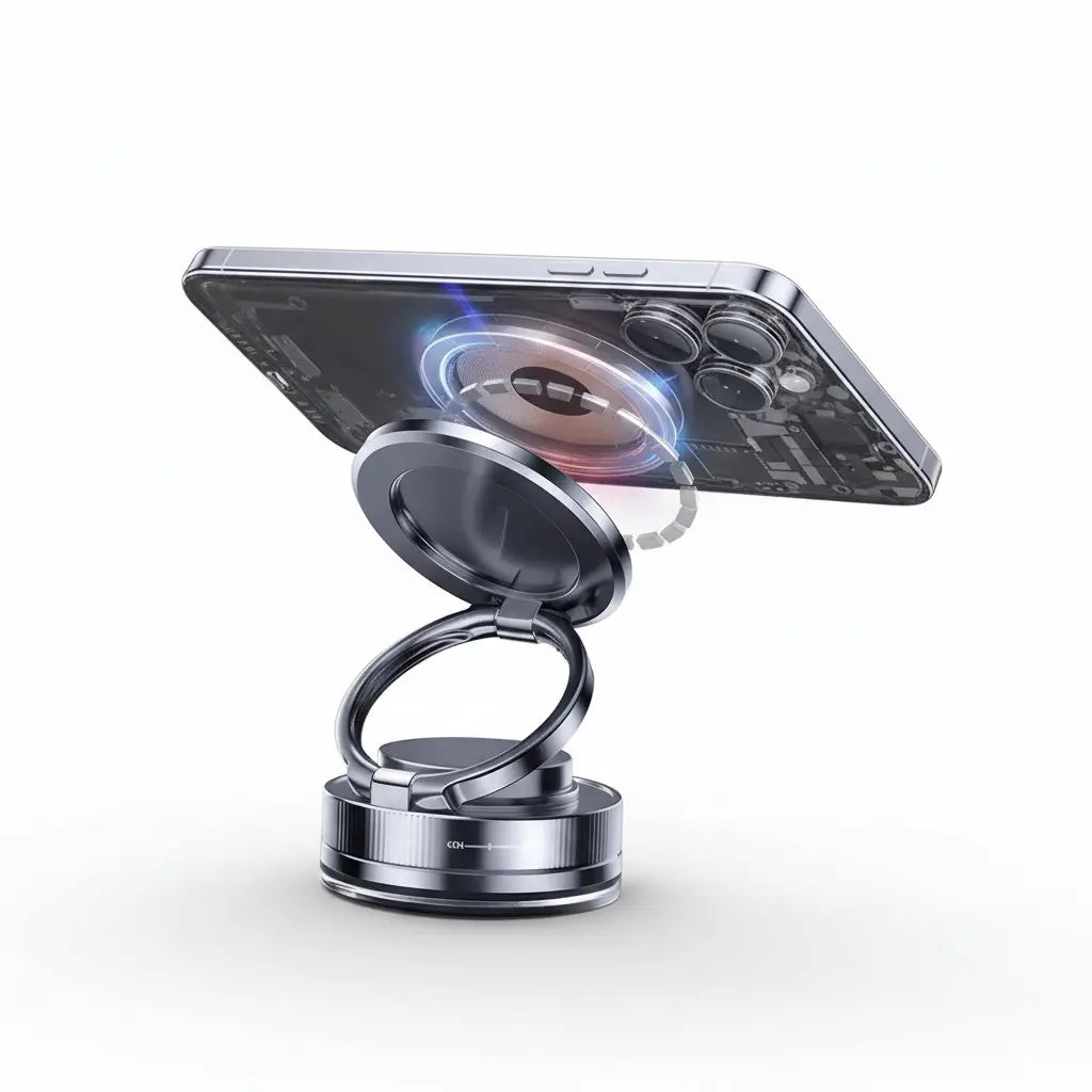 Soporte Magnético 360° Diseño Compacto - Imán Reforzado para Celular en Auto y Hogar, Calidad Conecta Chava 2026 - Conecta Chava Shop