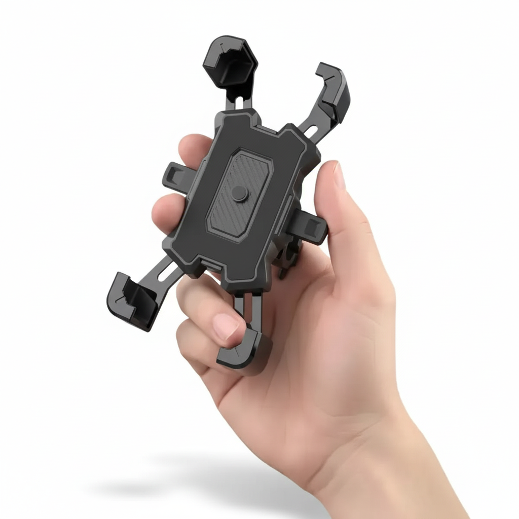 Soporte para Teléfono Bici y Moto Antideslizante - Sujeción de Alta Seguridad con Rotación 360° Pro 2026 - Conecta Chava Shop