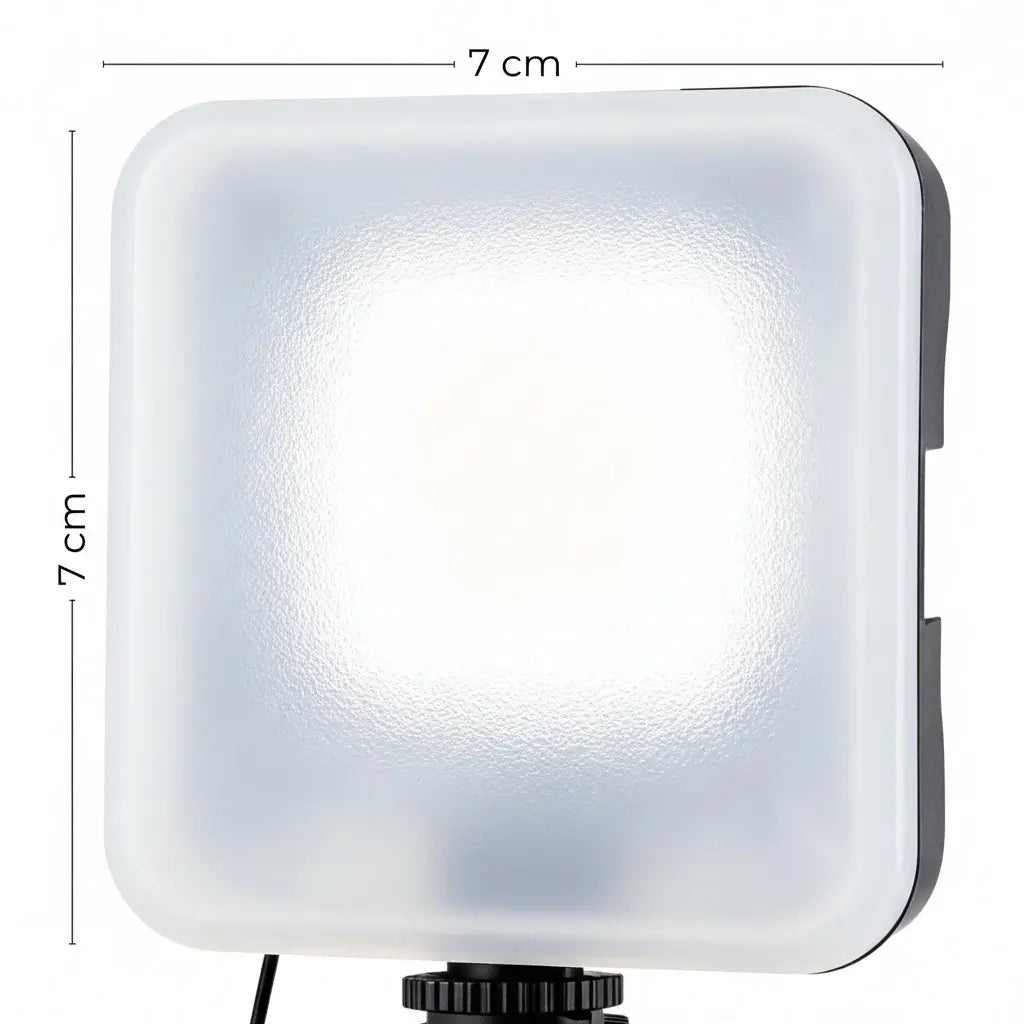 Kit de Vlog Pro 4 en 1 para Smartphone - Luz LED de Relleno, Micrófono de Alta Fidelidad y Trípode Ajustable, Todo en Uno para TikTok - Conecta Chava Shop