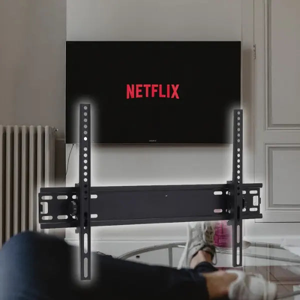 Soporte de TV Fijo Ultra Delgado para 26" a 55" Pulgadas - Montaje de Pared Estilo Perfil Bajo, Diseño Invisible para Sala y Recámara - Conecta Chava Shop