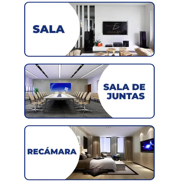 Soporte de TV Fijo Ultra Delgado para 26" a 55" Pulgadas - Montaje de Pared Estilo Perfil Bajo, Diseño Invisible para Sala y Recámara - Conecta Chava Shop