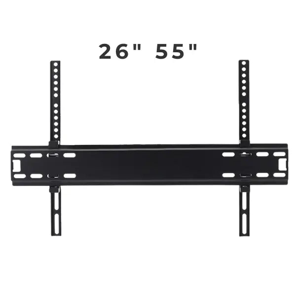 Soporte de TV Fijo Ultra Delgado para 26" a 55" Pulgadas - Montaje de Pared Estilo Perfil Bajo, Diseño Invisible para Sala y Recámara - Conecta Chava Shop