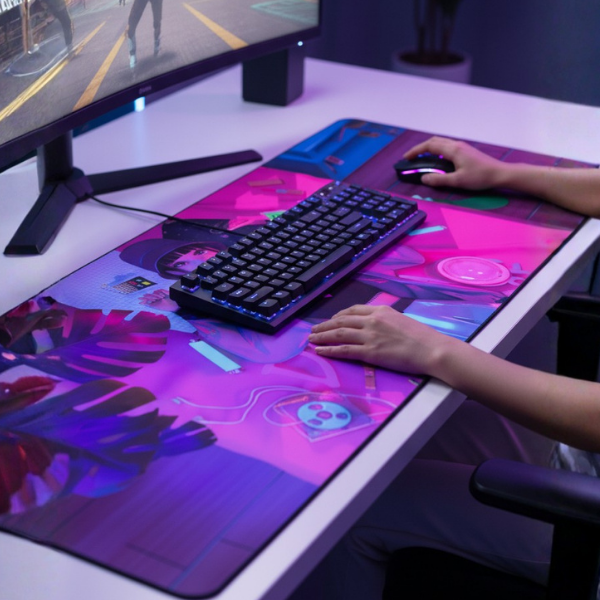 Mousepad Gamer XL Antideslizante 80x30 cm - Tapete Extendido para Mouse y Teclado Pro 2026 - Conecta Chava Shop