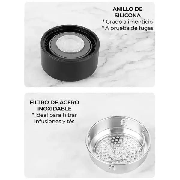 Termo Inteligente de Acero Inoxidable con Pantalla LCD y Sensor de Temperatura en Tiempo Real con Aislamiento al Vacío Pro 2026 - Conecta Chava Shop