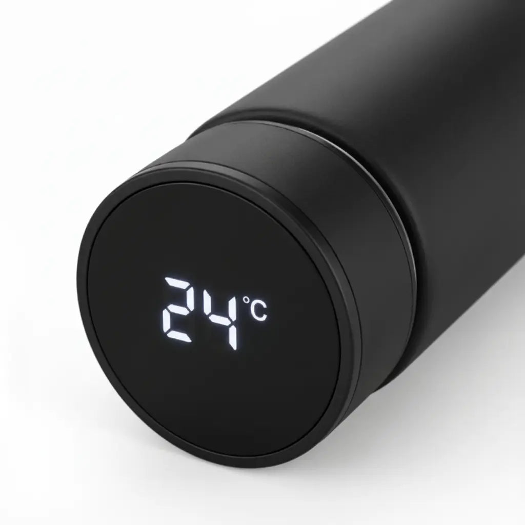 Termo Inteligente de Acero Inoxidable con Pantalla LCD y Sensor de Temperatura en Tiempo Real con Aislamiento al Vacío Pro 2026 - Conecta Chava Shop