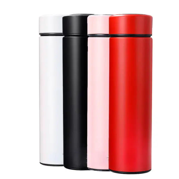 Termo Inteligente de Acero Inoxidable con Pantalla LCD - Botella Térmica con Sensor de Temperatura en Tiempo Real, Aislamiento al Vacío Pro - Conecta Chava Shop