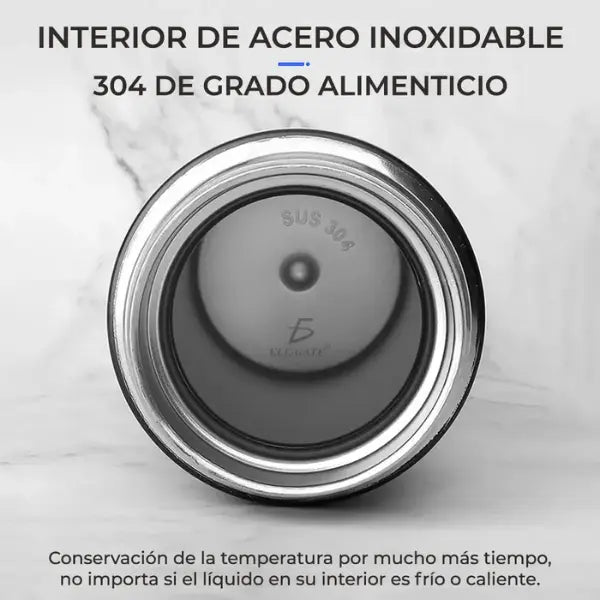Termo Inteligente de Acero Inoxidable con Pantalla LCD - Botella Térmica con Sensor de Temperatura en Tiempo Real, Aislamiento al Vacío Pro - Conecta Chava Shop