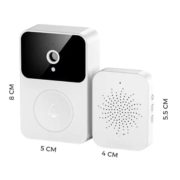 Timbre WiFi con Cámara y Visión Nocturna - Video Portero Inteligente con Detección de Movimiento Pro 2026 - Conecta Chava Shop